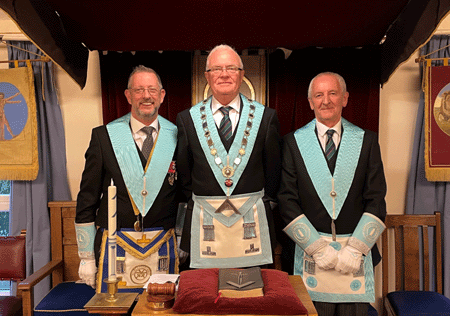 The master with his wardens